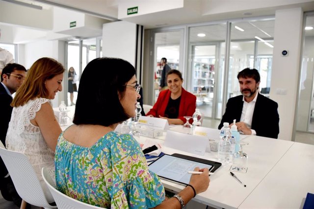 La ministra de Sanidad, Carolina Darias, visita el Campus de Majadahonda del Instituto de Salud Carlos III (ISCIII). A 17 de junio de 2022, en Madrid (España).