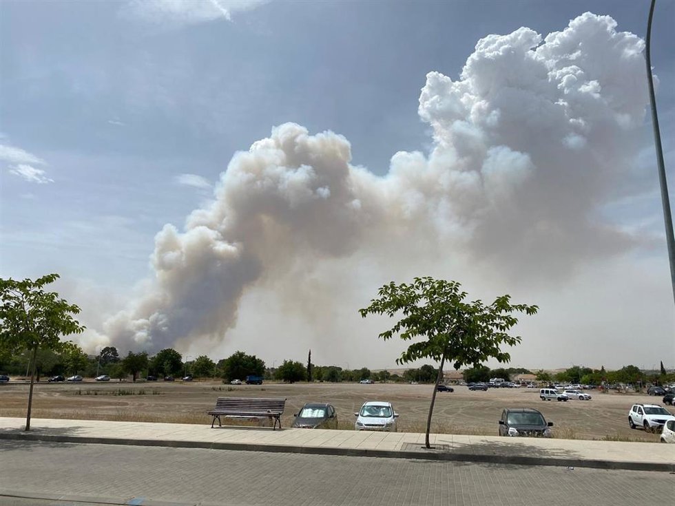 Incendio en Finca Zurraquín