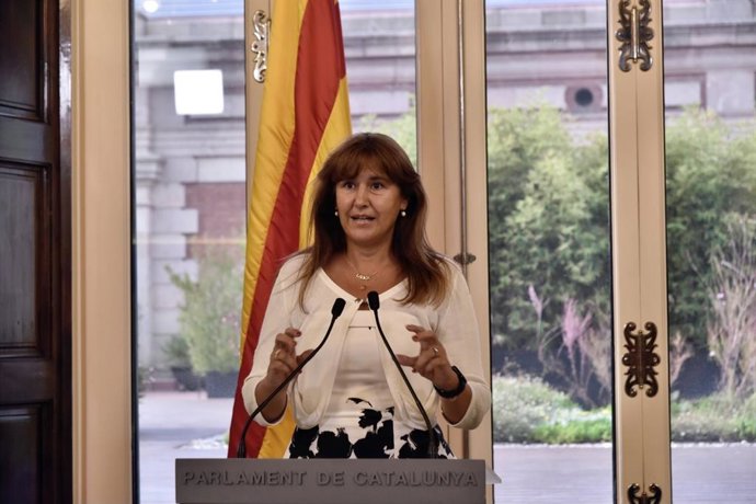Archivo - La presidenta del Parlament, Laura Borrs