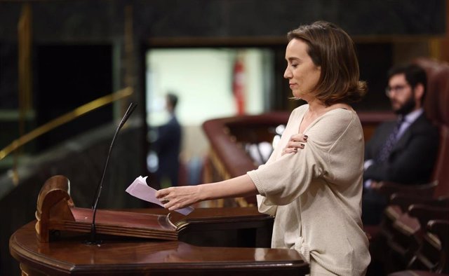 La secretaria general del PP y portavoz del PP en el Congreso, Cuca Gamarra. 