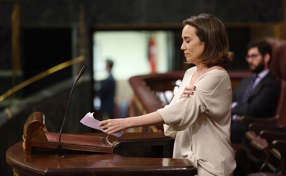 La secretaria general del PP y portavoz del PP en el Congreso, Cuca Gamarra.