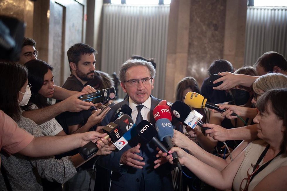 El conseller de Economía y Hacienda de la Generalitat, Jaume Giró, en una imagen de archivo. 