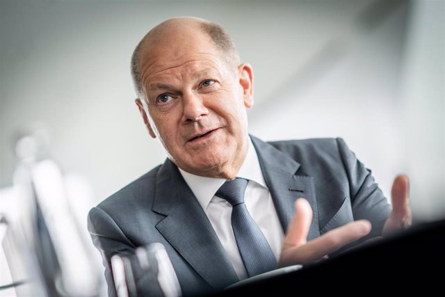 El canciller alemán, Olaf Scholz.  