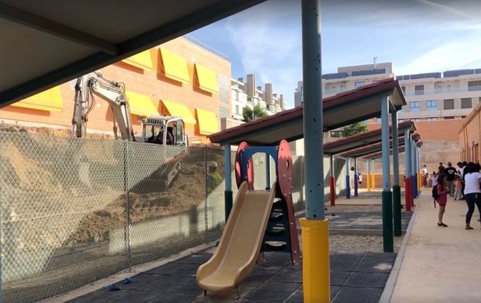 Obras en el CEIP Tempranales.