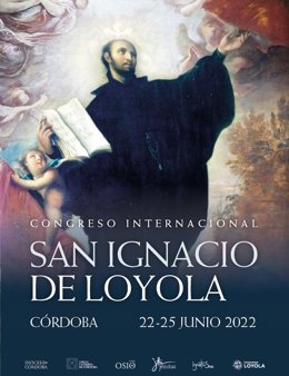 Cartel del I Congreso Internacional sobre San Ignacio de Loyola.