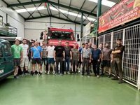 Quince efectivos cántabros se suman al operativo de extinción del incendio de Zamora