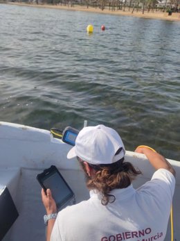 Mediciones de oxígeno en el Mar Menor
