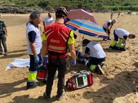 Muere un hombre de 61 años y vecino de Bilbao ahogado en la playa de Sonabia de Liendo