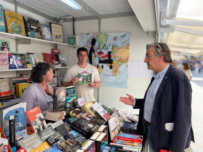 Pablo González, en la Feria del Libro