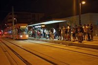 El TRAM d'Alacant ofrecerá servicio ininterrumpido del 21 al 24 junio para facilitar la movilidad en Fogueres