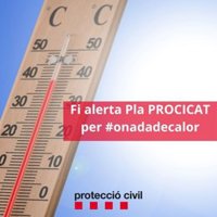 Protección Civil desactiva el plan Procicat por la ola de calor en Catalunya