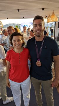 Santiago, del bronce de Benavides en Londres 2012 : "Esta medalla quedará grabada en la historia del deporte balear"