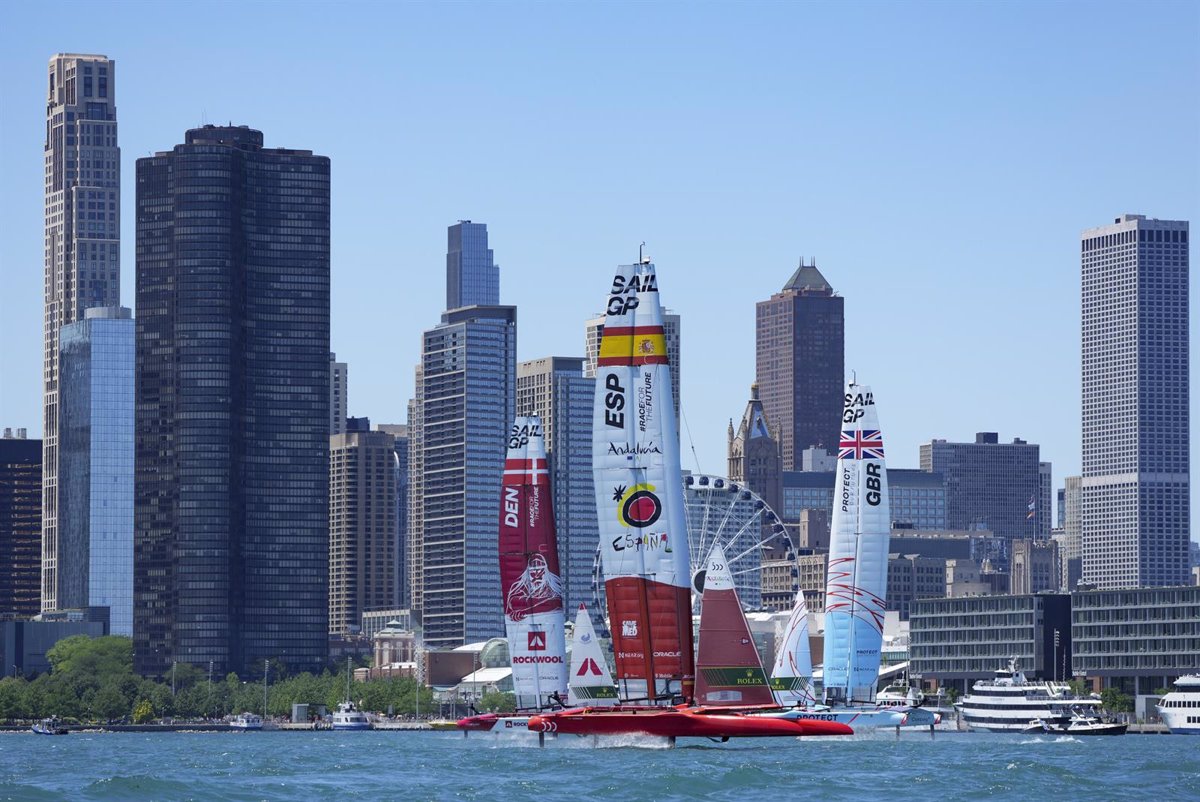 Spanish SailGP team finishes sixth in Chicago debut