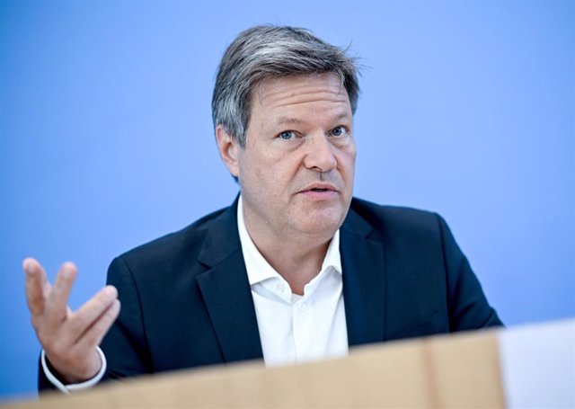 FILED - 15 June 2022, Berlin: Robert Habeck, Vice Chancellor and Federal Minister for Economics and Climate Protection, speaks during a press conference on the minimum amount of land to onshore wind farms. Habeck is planning additional measures to reduce 