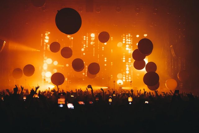 Imatge del concert del duo britànic The Chemical Brothers en el festival Sónar 2022