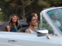 La impresionante llegada de Andrea, hija de Pepe Navarro y Eva Zaldívar, a su boda en Ibiza