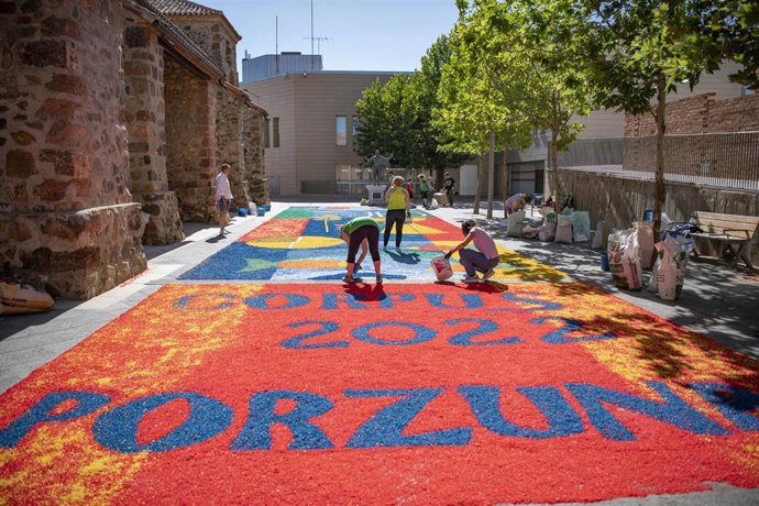 Alfombras del Corpus Christi de Porzuna