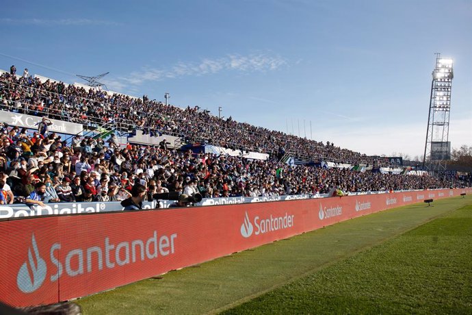Archivo - General view of stands during the Spanish League, La Liga Santander, football match played between Getafe CF and Real Madrid at Coliseum Alfonso Perez stadium on January 02, 2022, in Getafe, Madrid, Spain.
