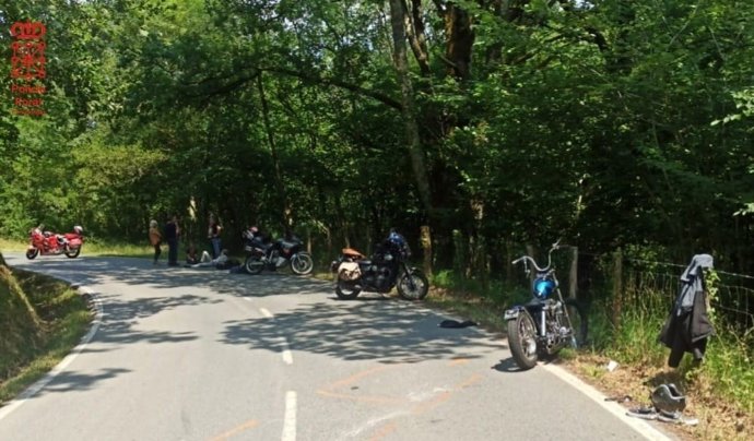 Imagen del accidente.