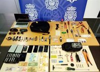 Detenidos en Alicante los cuatro integrantes de un grupo itinerante especializado en el robo de domicilios