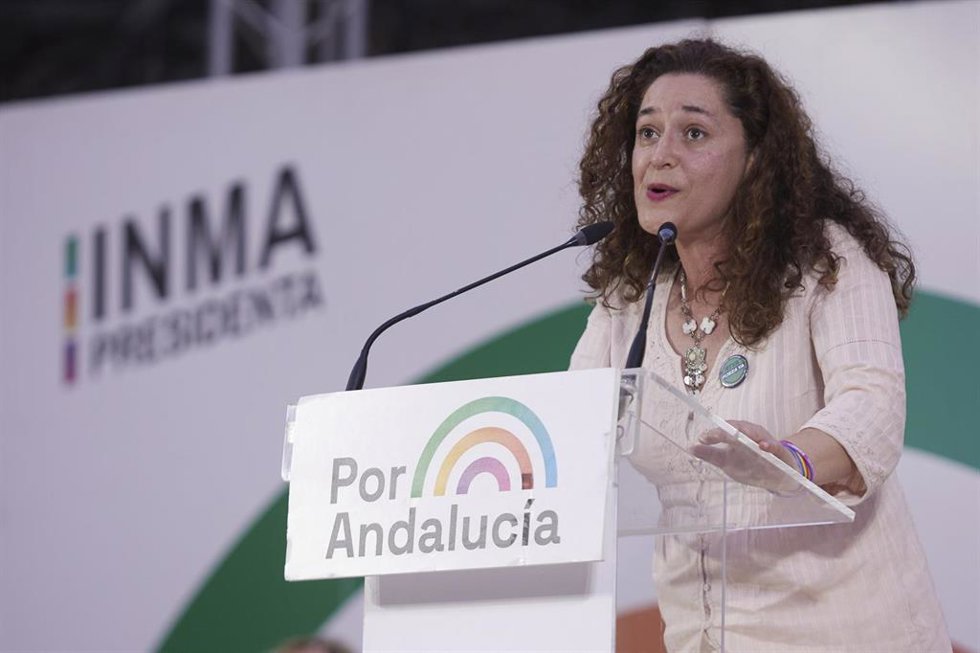La candidata de Por Andalucía a la presidencia de la Junta de Andalucía, Inmaculada Nieto