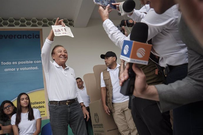 El candidato presidencial colombiano Rodolfo Hernández