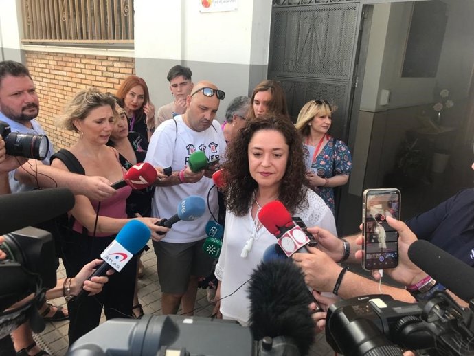 La candidata de Por Andalucía a la Presidencia de la Junta, Inma Nieto.