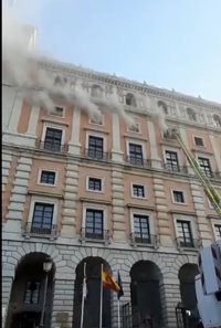 Controlado el incendio en el Alcázar de Toledo