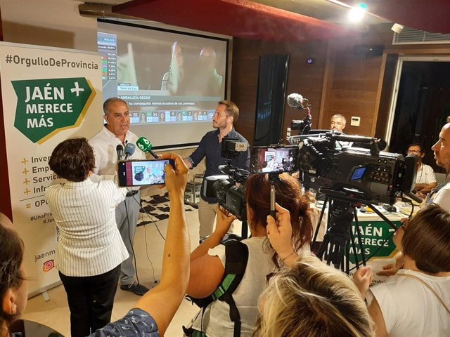 El candidato de Jaén Merece Más Antonio Sánchez-Cañete valora el resultado electoral.