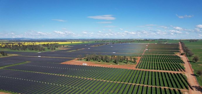 Planta solar de FRV en Sebastopol (Australia).