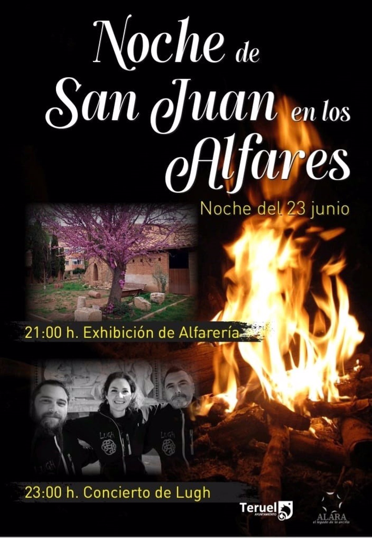 Disminución por supuesto piso Teruel celebra la Noche de San Juan con una cerámica y un concierto en los  Alfares