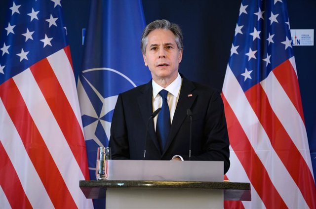 Archivo - El secretari d'estat dels EUA, Antony Blinken