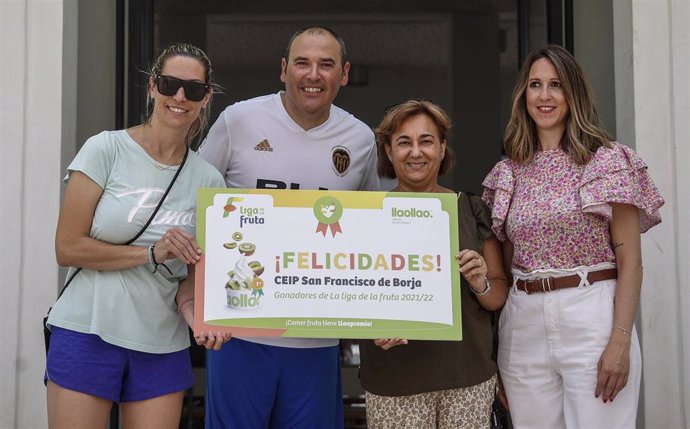 El CEIP San Francisco de Borja, en Gandía (Valencia), recibe el premio Llaollao