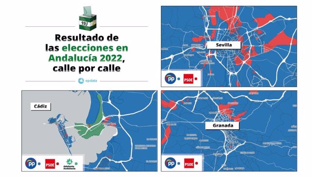Resultados de las elecciones de Andalucía, barrio a barrio