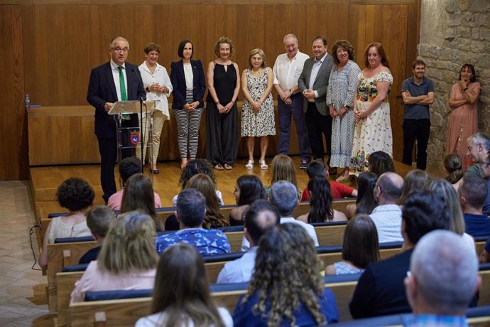 Entrega de los premios.