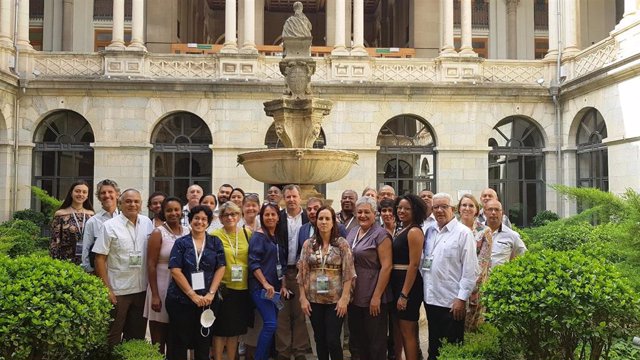 Participantes en la misión técnica.