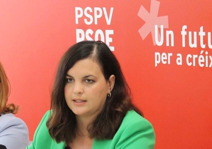 La vicealcaldesa de Valncia, portavoz socialista en su ayuntamiento y secretaria general del PSPV-PSOE en la ciudad, Sandra Gómez, en una imagen de archivo.