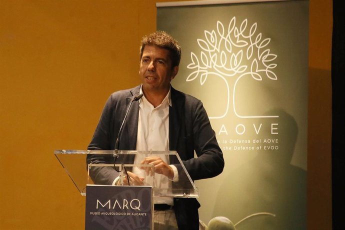 Carlos Mazón, durante el acto