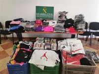 Intervenidas en Córdoba 1.200 prendas de reconocidas marcas presuntamente falsificadas
