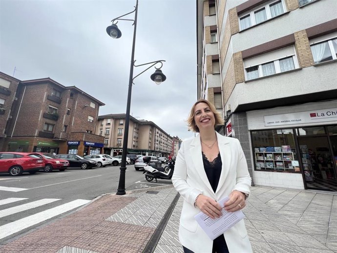 La concejala de Urbanismo, Susana Madera, sobre la adjudicación del proyecto de renovación de luminarias en Lugones.