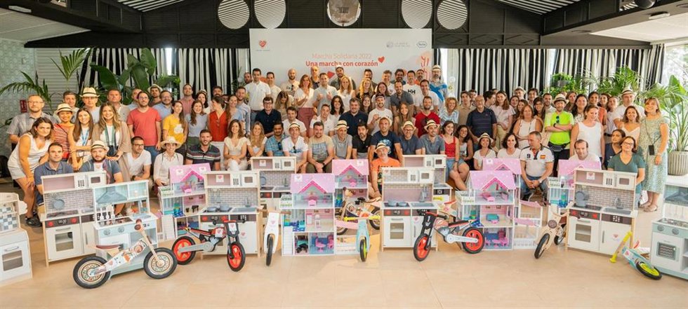 El importe recaudado irá destinado a programas de ayuda a niños con cardiopatías congénitas de la Fundación Menudos Corazones.