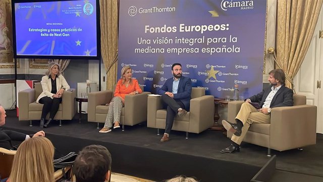 Evento 'Fondos europeos: una visión integral para la mediana empresa española', organizado por Grant Thornton y la Cámara de Comercio de Madrid