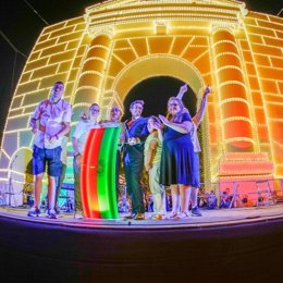 Imagen de archivo de la inauguración del ferial.