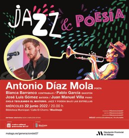 El Centro del 27 lleva este miércoles a Moclinejo (Málaga) su ciclo 'Jazz y poesía'