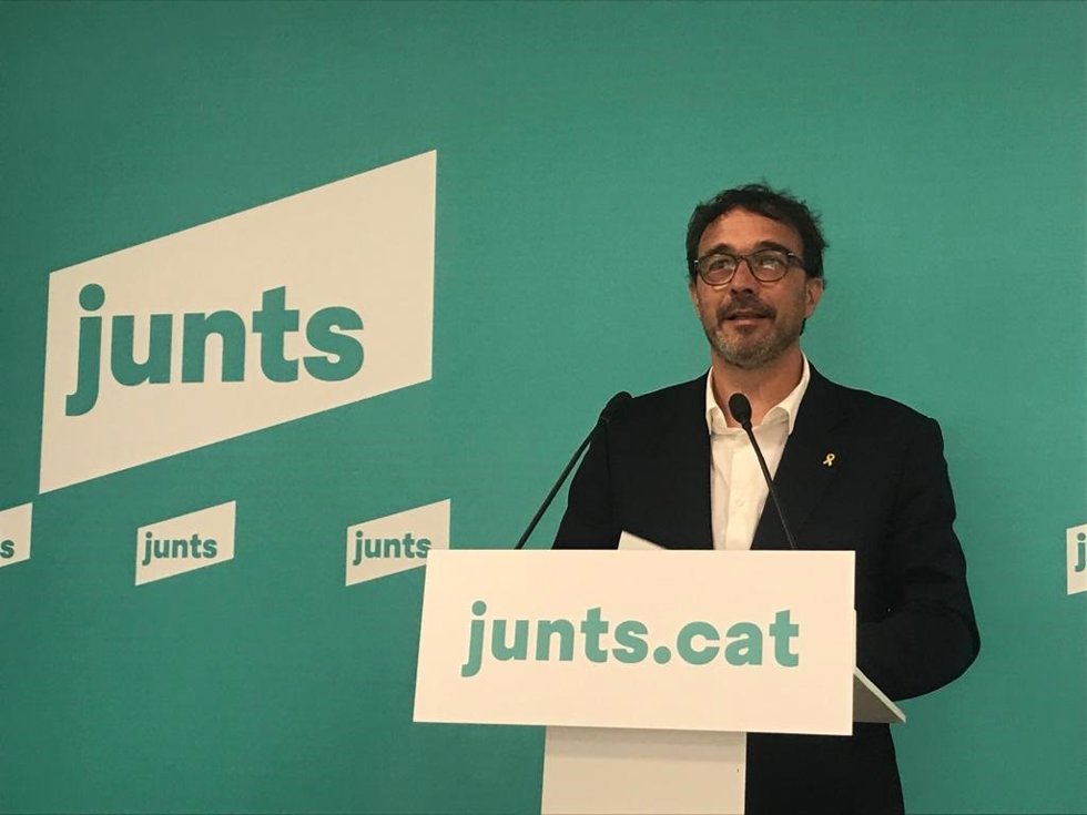 El portavoz de Junts, Josep Rius