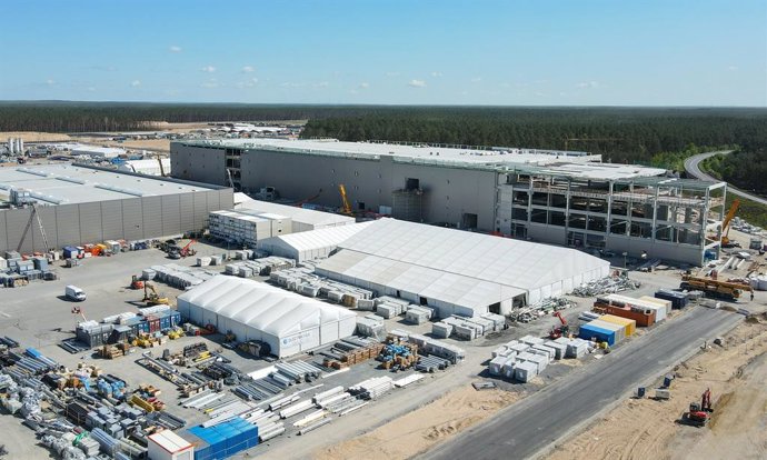 Archivo - Tesla plant Berlin Brandenburg