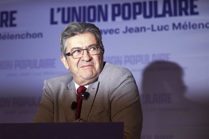 Archivo - El líder de La Francia Insumisa, Jean-Luc Mélenchon