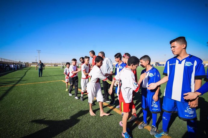 LaLiga y su Fundación celebraron el fin de una nueva temporada de LaLiga | Za'atari Social Project durante el Día Mundial del Refugiado.