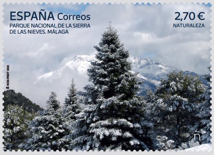 Correos emite un sello dedicado a la Sierra de las Nieves de Málaga