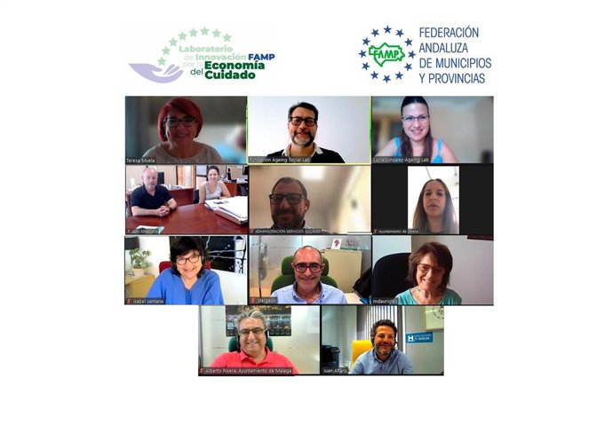 Reunión telemática del Laboratorio de Innovación FAMP por la Economía del Cuidado.